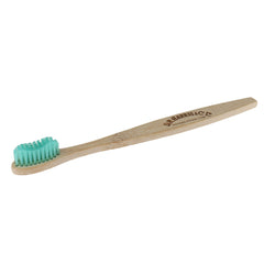 Dark Green Bristle Biodegradable Bamboo Toothbrush
