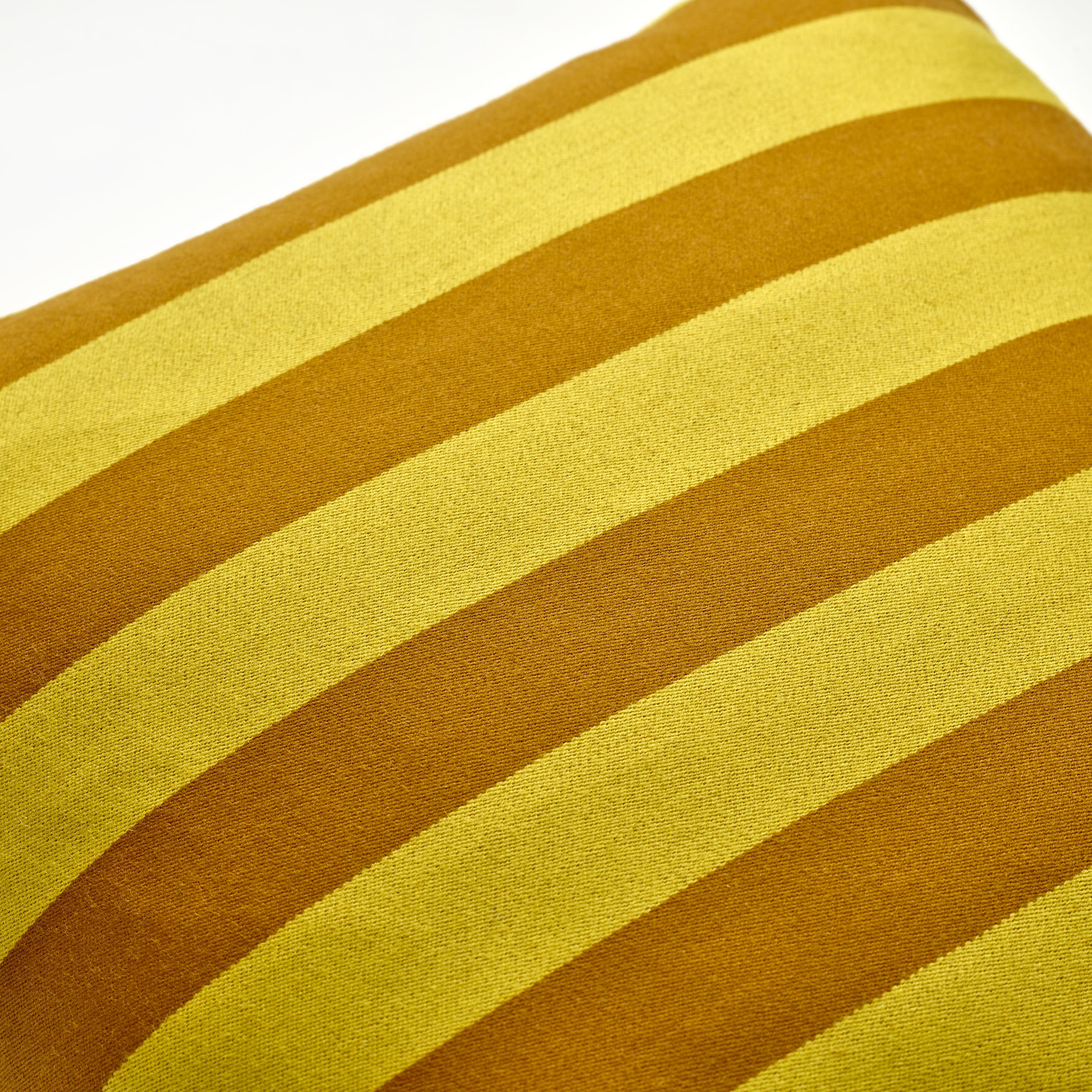 Fox Stripe Yellow & Orange Cushion Cover