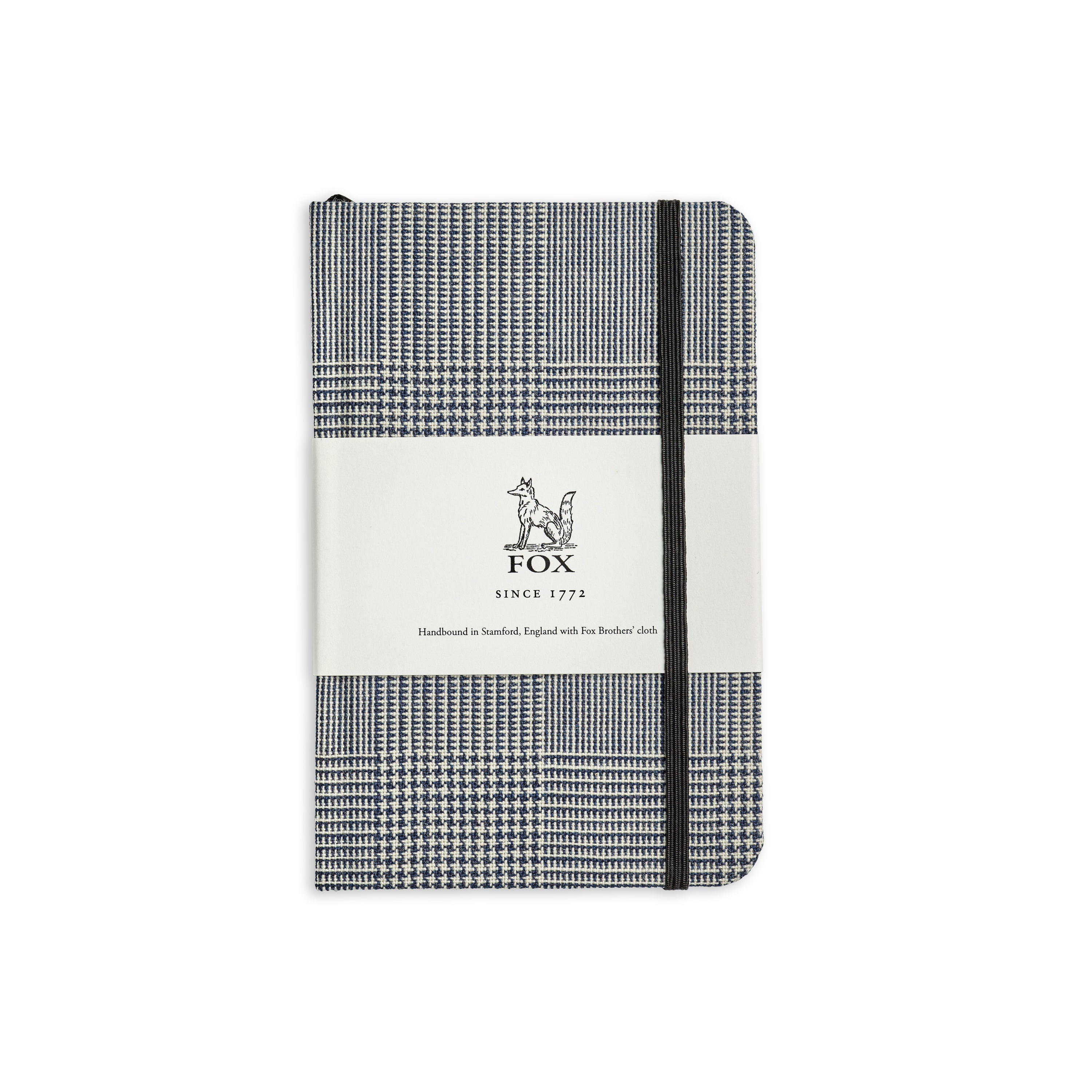 Fox Classic Prince of Wales Navy Check Pocket Notebook