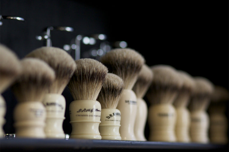 Arlington Shaving Brush Brushes on Display