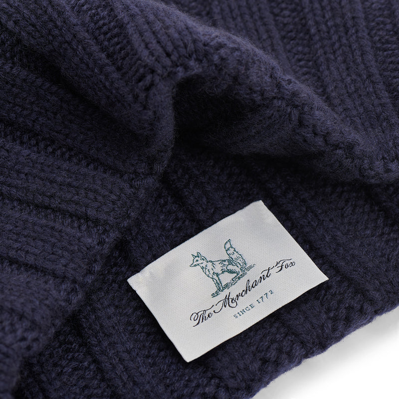 Blueberry Cashmere Knitted Cap