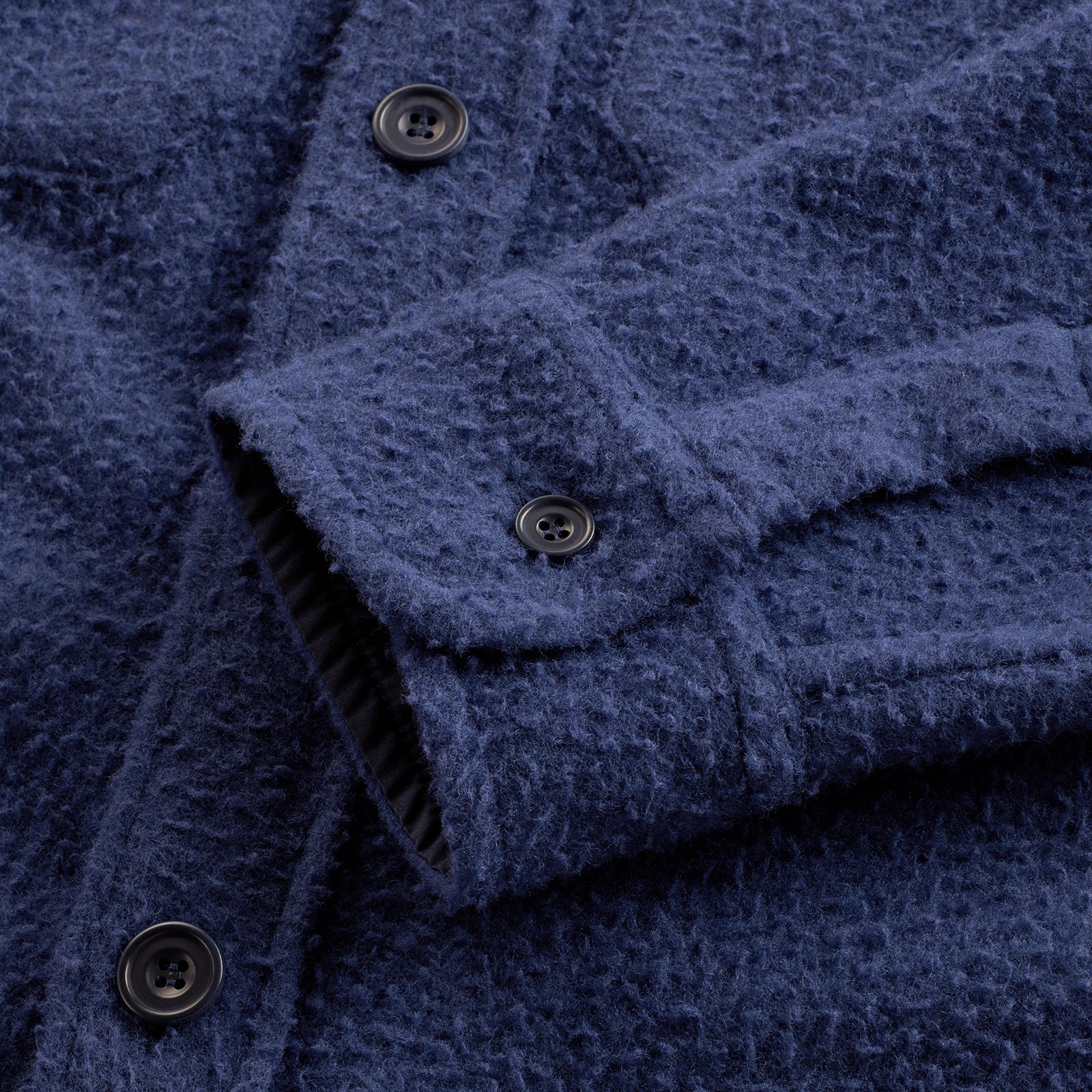 Florence Blue Casentino Wool Overshirt