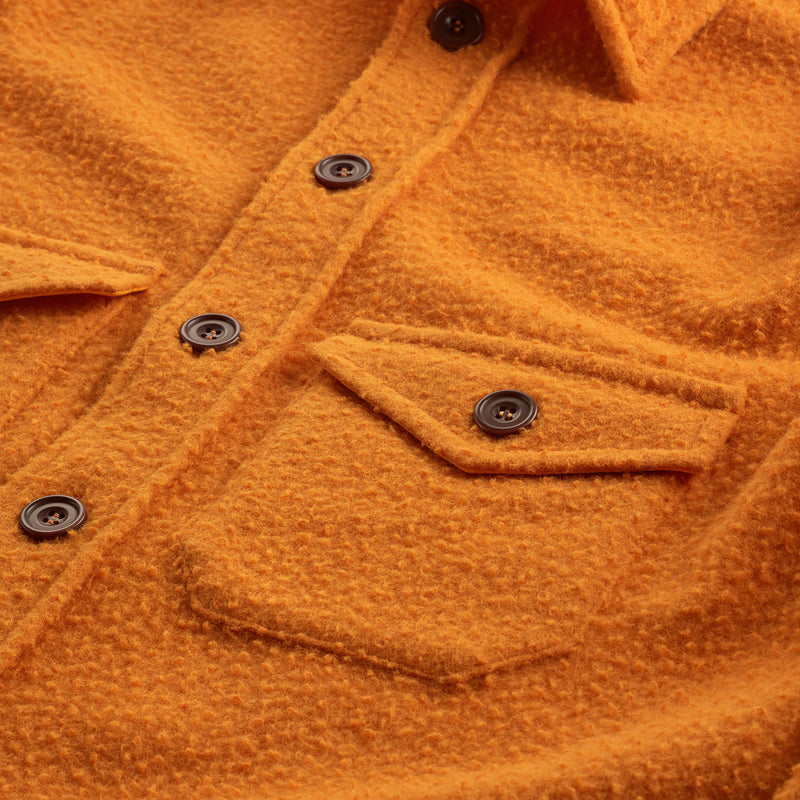 Sienna Gold Casentino Wool Overshirt