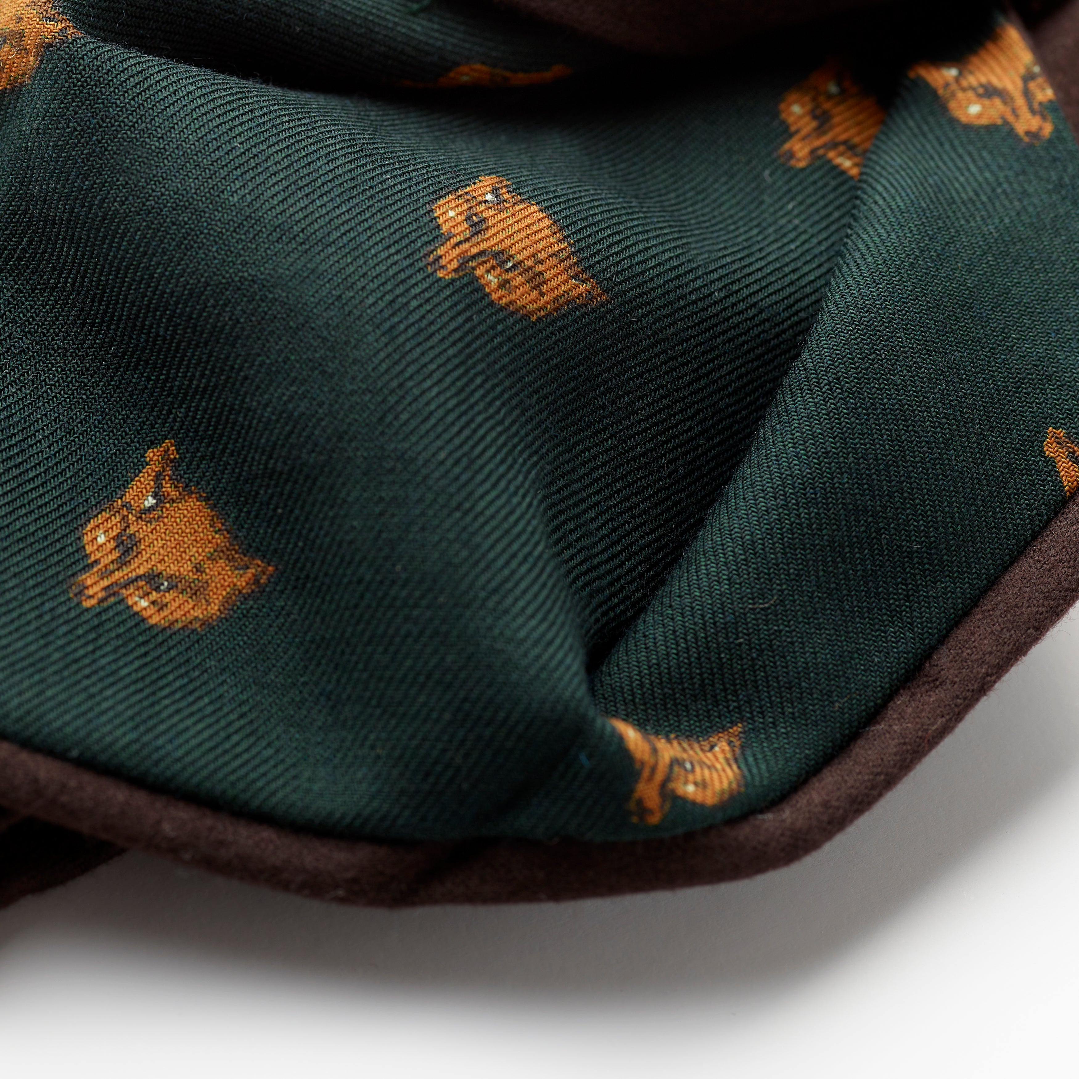 Fox 3 Fold Brown Self-tipped Anniversary Edition Tie