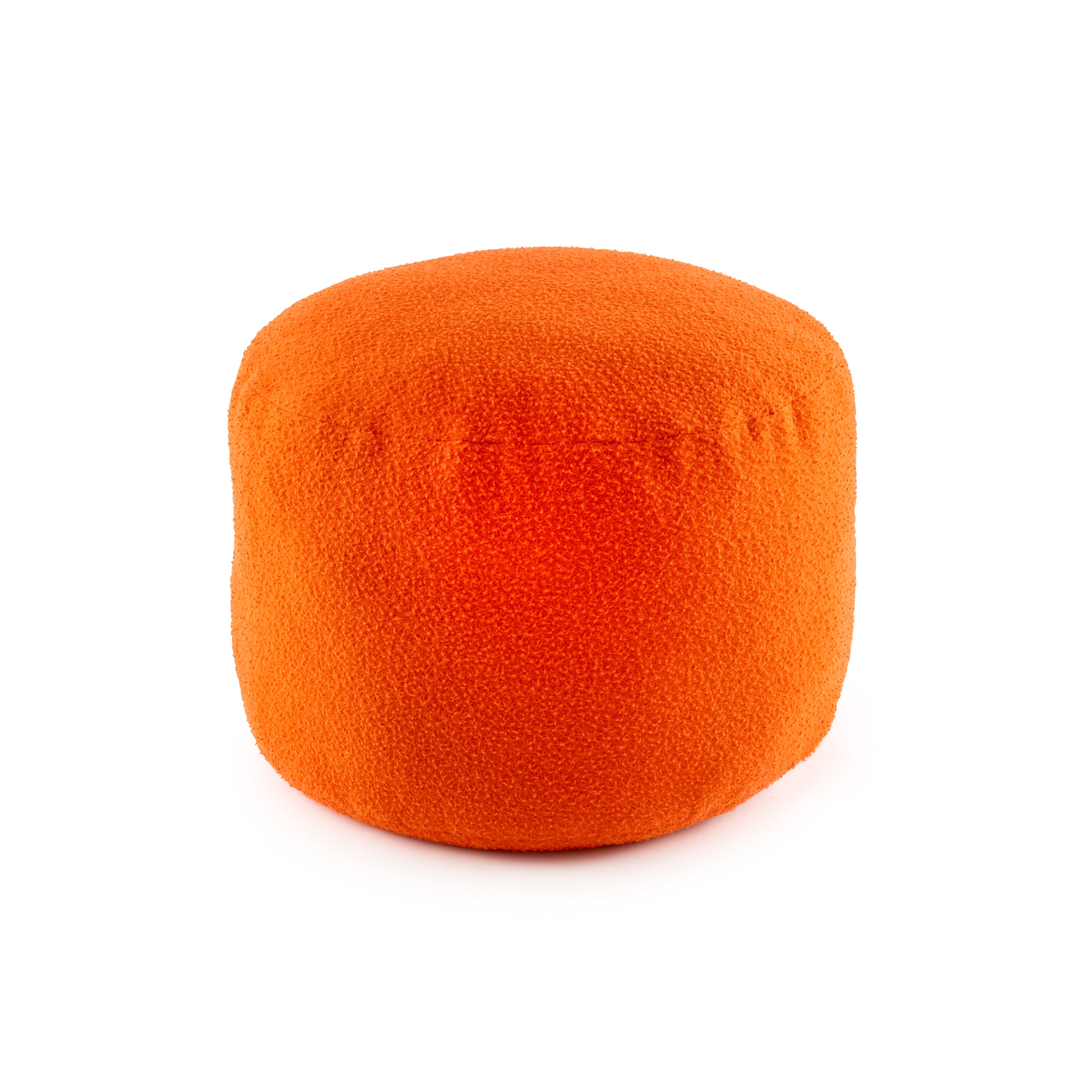 Casentino Round Ottoman in 'That Orange'