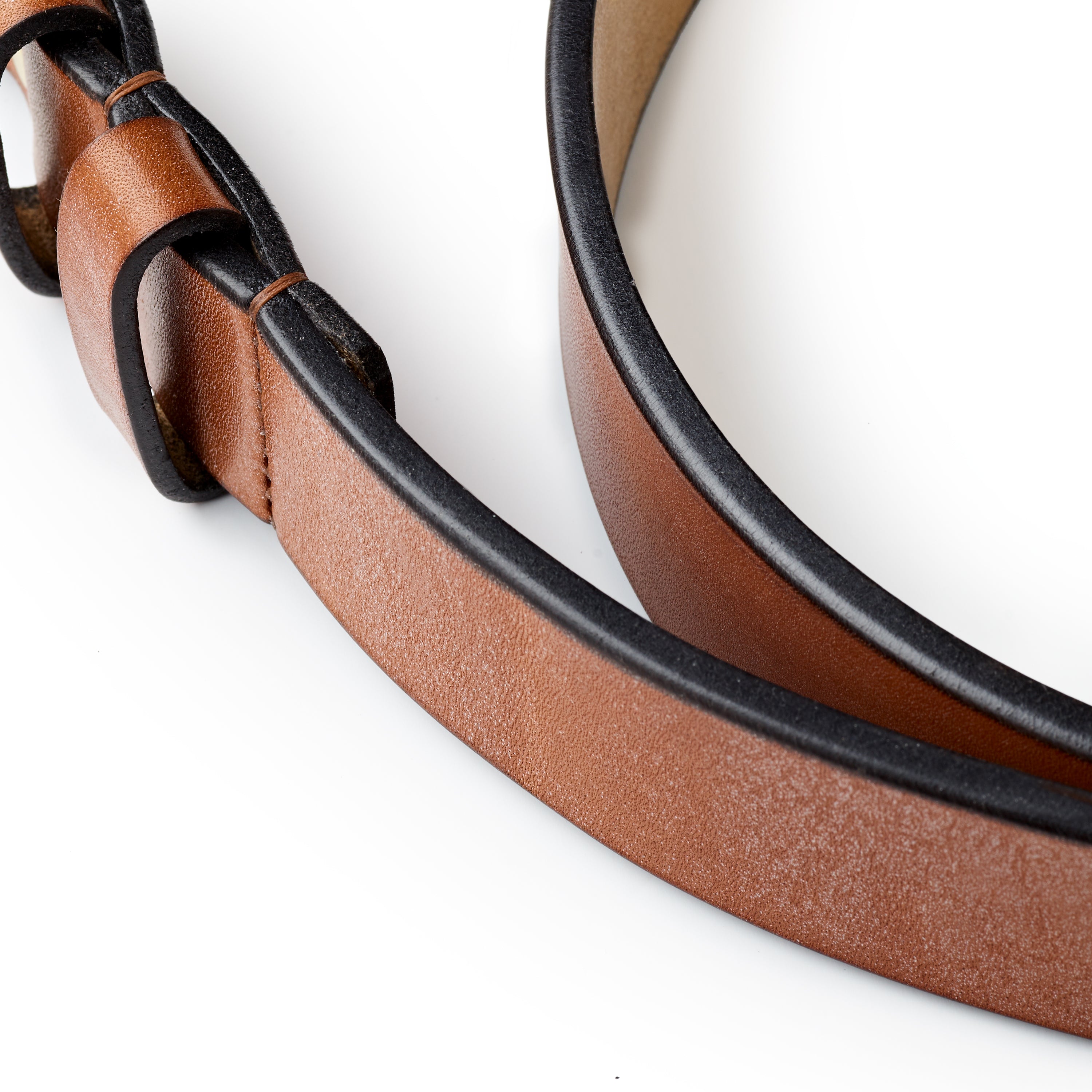 Oak Bark Tanned Leather Belt Strap
